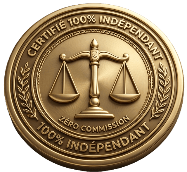 Sceau Certifié 100% Indépendant